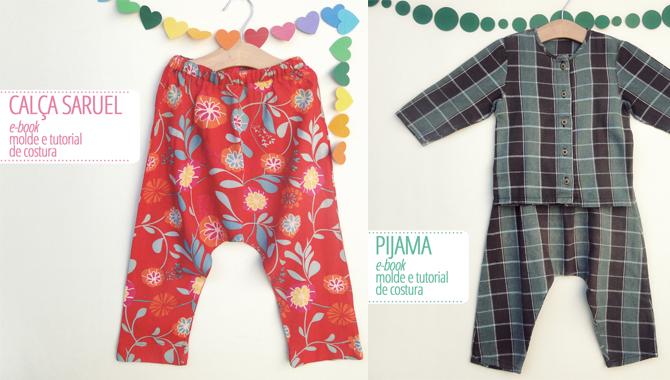 Calça Saruel e Blusa Pijama – lá na lojinha!