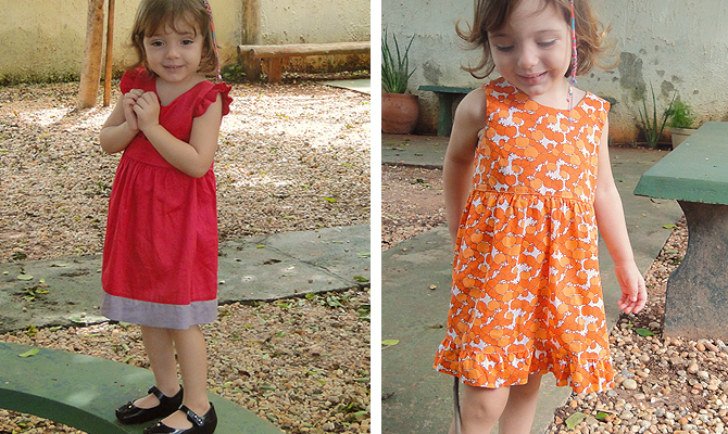 vestido camila - vestido infantil molde e tutorial de costura